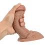 LTY Womens Liquid Silicone Soft and Flexible Realistic Di&l+do Big Testicle Sěx Toys T-Shirt
