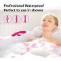 Massage Charging USB LED Portable Travel Wand Massager - Handheld Electric Muscle Relax Wireless Cordless for Body Relax, Use in Bedroom, Bathroom, Living Room, Toy