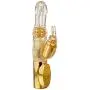CalExotics 7-Function Platinum Jack Rabbit Vibrator With Rotation - Waterproof Vibe Sex Toys for Couples - Adult Hands Free G Spot Massager - Gold