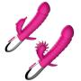DDapen Intelligent Heating Powerful Rechargeable 10 Modes Upgraded Th-Rusting Ro-tating Novelty Rabbit Wand Toy 100% Waterproof&Ultra-Silent