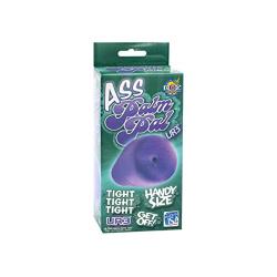 Doc Johnson Palm Pal - ULTRASKYN - Ass - 4.6 Inches Long - Male Masturbator - Frosted Purple