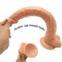Womens 15.7 Inch Suction Cup Silicone Soft-Ďîldɔ, Realistic Texture and Real Touch Toys