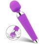 Personal Wand Massager, Bolly Cordless Electric Handheld Rechargeable Massager for Women & Men Muscle Aches and Sports Recovery