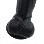 Full 12 in Realistic and Soft 100% Waterproof Big Size Toy - Black - Gaozhonggaoer1.1