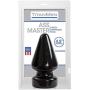 Doc Johnson Titanmen - Ass Master - Massive Anal Plug - For Experienced Players - Traditional Shape - 4.5 Inch Width - Anal Toy - Black
