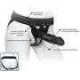 Doc Johnson Body Extensions - BE Ready - Hollow Strap-On System - Silicone Harness with Elastic Waist Band and 3 Hollow Dildos