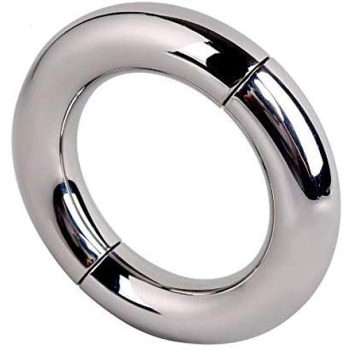 3 Size Stainless Cock Ring Steel Physical Delay Ejaculation Time Penis Ring Casing Bound Scrotum Cock Ring Sex Toy for Men,39mm