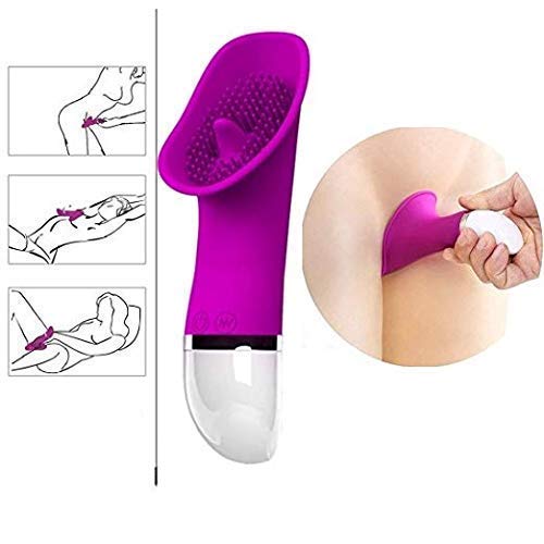 Waterproof Safe, Have Fun / 30 Frequency Cordless Handheld Silent Tongue Close to Clitoris to Attract Mini Massage, Lover Fun Friction Device - Genuine