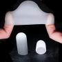 JSSMATE Male Penis Pumps Men Bigger Penis Extender Enlarger Pump Extension Enhancer Penis Enlargement Silicone Pumping Glans Protection Cap for Penis Pumps Enlargement (3pcs Big Silicone Tube)