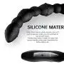 Vibrating Anal Beads Vibrator with Dual Motors, Flexible Silicone Butt Plug Prostate Massager with 10 Powerful Vibrations, Fondlove Anal Sex Toy for Gay Couples and Solo Masturbation