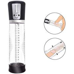 Mens Penis Growth Vacuum Booster with 5 Suction Modes, Assisted Erection Health Vacuum Pump Mens Toys