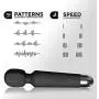Upgraded Powerful Vibrate Personal Wand Massager Compact | Cordless Waterproof Wireless Personal Massager Wand for Women with 30 Magic Vibration Modes | USB Rechargeable Handheld Body Back Massager Upgraded Powerful Vibrate Personal Wand Massager Compact | Cordless Waterproof Wireless Personal Massager Wand for Women with 30 Magic Vibration Modes | USB Rechargeable Handheld Body Back Massager