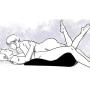 Gorge-buy Sex Pillow - 34.25 * 27.55 * 10.23inch Wedge Bed Pillow - Sex Toys Knight Pose Fun Mat- Wave Inflatable Flocking Pillow for Sex Love (D)