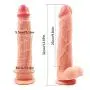 Realistic Lifelike Super Soft Silicone Waterpoof Hands-Free Massager for Female Male/All in One Sturdy Suction Cup suntimetime Realistic Lifelike Super Soft Silicone Waterpoof Hands-Free Massager for Female Male/All in One Sturdy Suction Cup suntimetime