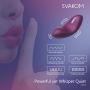 SVAKOM Echo Mini Rechargeable Luxury Women Clitorial Vibe Clitorial Stimulation Vibrator New Sex Toy Female Fetish Toys for Women Stimulator Foreplay G-spot Masturbation for Students(Violet/Pink