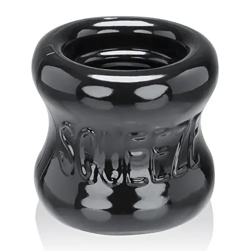 Oxballs Squeeze Ballstretcher Scrotum Flex TPR Soft Grip (Black)