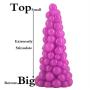 FXH Anall Beads Pleasant Toy Dilatador Anales Plug Mens and Womens Massager,16cm