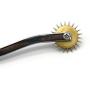 EDTara Metal Wartenberg Pinwheel Roller Electro Shock Pulse Massage Clitoris Nipple Paste Pads for Couples