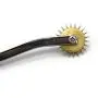 EDTara Metal Wartenberg Pinwheel Roller Electro Shock Pulse Massage Clitoris Nipple Paste Pads for Couples