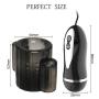 Dual Vibrating Penis Sheath Vibrator -2 Massage Methods Male Masturbator 12 Vibration Modes Waterproof Bullet Vibrator with Remote Control
