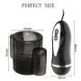 Dual Vibrating Penis Sheath Vibrator -2 Massage Methods Male Masturbator 12 Vibration Modes Waterproof Bullet Vibrator with Remote Control Dual Vibrating Penis Sheath Vibrator -2 Massage Methods Male Masturbator 12 Vibration Modes Waterproof Bullet Vibrator with Remote Control