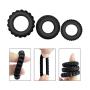 Penis Ring Set for Couples Sex, PALOQUETH Cock Rings Set Sex Toy for Men with Premium Stretchy Silicone for Longer Harder Stronger Erection (1 Pkg / 4 Rings)