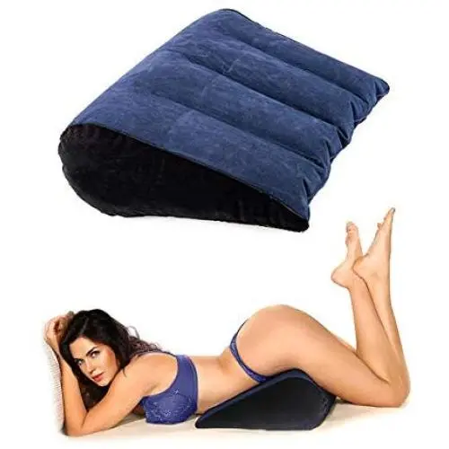 Evercharm Sex Wedge Pillow Position Cushion Triangle Inflatable Ramp Furniture Couples Toy Positioning for Men Women Evercharm Sex Wedge Pillow Position Cushion Triangle Inflatable Ramp Furniture Couples Toy Positioning for Men Women