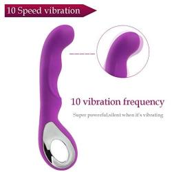 G Spot Vibrator,Female Vibrators Dildo for Clitoral Vagina Anal Stimulator Powerful Motor Waterproof with 10 Vibration Patterns Adult Sex Toys for Women Couple (Purple)