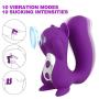 10 Frequency Silicone Wearable Sucking Vîbräting USB Rechargeable Chargeing Waterproof Wireless Clotoral Sucker Suction Vîbrätôrs for Women Female Couples RToj018