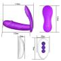 Wireless Handheld Massager USB LED Portable Body Therapeutic Massager for Feminine Care