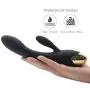 Computer LED New Vibrator-10 Speed USB Cable Rechargeable Weaterproof Mini Design for Bedroom, Patio, Garden, Gate, Yard, Parties, Wedding (Black)