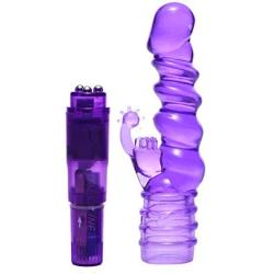 Trinity Vibes Royal Rocker Ribbed Rabbit Vibrator