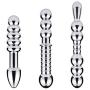 Senoow Metal Back Hang Toy Stainless Steel for Men and Women Play Metal Bead Plug Heavy Duty Hang Plug Bead Stainless Steel Polished Plug