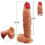 Lfcmf 11.6 inches Lifelike Huge Women Personal Relax Massager Material (Color : Beige)