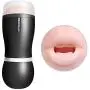 ZEMALIA Male Masturbators Realistic Oral Blow Job Deep Throat Teeth and Tongue Realistic Textured