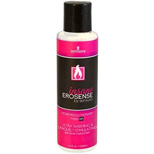 Sensuva Organics Erosense Insane Personal Lubricant, 4.2 Fluid Ounce
