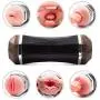 Yikiop 2 in 1 Male Aír-cräft Cup Electric Automatic Personal Self Pleasure Massager for Men Strong Sucking Male Massaging Device Waterproof Vibration Modes & Heating Function for Couple Mens T-Shirt Yikiop 2 in 1 Male Aír-cräft Cup Electric Automatic Personal Self Pleasure Massager for Men Strong Sucking Male Massaging Device Waterproof Vibration Modes & Heating Function for Couple Mens T-Shirt