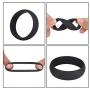 TCSR 6 Different Size Cock Rings - Medical Grade Soft Silicone Penis Rings - Better Sex