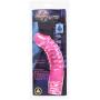 Golden Triangle Silky Stud Waterproof Vibrator, Pink
