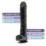 Eden 14" Extra Long Thick Realistic Dildo - Monster Cock and Balls Dong - Suction Cup Harness Cup - Sex Toy for Women - Sex Toy for Adults (Black) Eden 14" Extra Long Thick Realistic Dildo - Monster Cock and Balls Dong - Suction Cup Harness Cup - Sex Toy for Women - Sex Toy for Adults (Black)