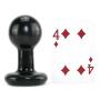 Doc Johnson Classic - Round Butt Plug - 1.8 Inch Diameter - Small - Black Doc Johnson Classic - Round Butt Plug - 1.8 Inch Diameter - Small - Black