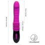 G-Spot Vibrator Dildo Vibrator, Proxoxo Realistic Flexible Stretch Penis Vibrator, Vaginal Clit Stimulation Anal Play Sex Toys with 10 Vibration Modes, 3 Stretching-Modes Waterproof USB Rechargeable