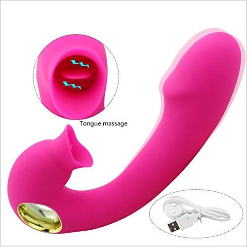 Bibida Luxury Automatic Silicone Sucking Nip~ple Vib~rator 10 Frequency Stimulator Massage for Women