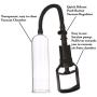 Mens Power Beginner Vacuum Pump Penis Extender Stretcher Enhancer Enlarger for Men Tshirt + Gift