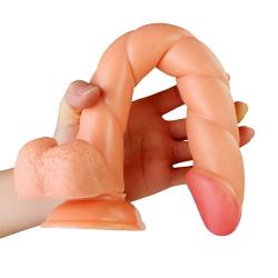 HYLHYL5-F Cl-ǐt Suckěr Realistic Suction Cup Mini Big Wand Toys Realistic Thrusting and Rotation Toys for Women | Long：30.5cm/12in，Diameter：4.5cm/1.8in