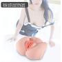 Male Masturbator Adult Sex Toys SAMMOR 3D Inviting Silicone Sex Love Doll with Virgin Vagina Tight Anal and Lifelike Labia, Realistic Pussy Ass with 2 Hole for Male Masturbation 3.8 Pounds