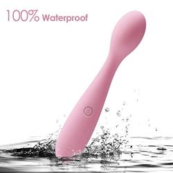SVAKOM Keri - Pink Rechargeable, Contoured Vibrator - Waterproof Dildo - Vibrating Personal Massager - Sex Toys for Men, Women & Couples - Intelligent & Quiet