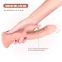 G Spot Rabbit Vibrator for Women,Realistic Dildo Clit Stimulator Waterproof Rechargeable with 10 Powerful Vibration Modes