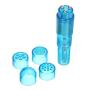 Finever 3Pc Mini Massager Handheld with 4 Heads Pocket Vibrating Pen for Face, Neck, Head,Back Pink Blue and Purple