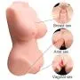 Rzoeox Sex Doll Male Masturbator with Vagina and Anal, 3D Lifelike TPE Torso Toys with Metal Skeleton for Men Masturbation (14.2 x 10.3 x 5.7in, 5.5kg)